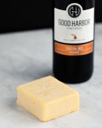 Good Harbor Vineyards Coastal Red with Sharp Cheddar Cheese