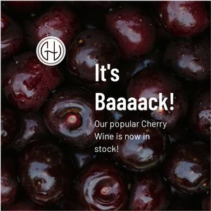 Cherry Wine is Back In Stock at Good Harbor Vineyards