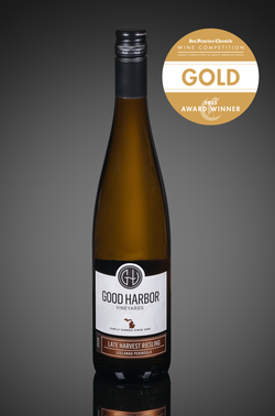 Good Harbor Vineyards 2020 Late Harvest Riesling Gold Award Winner