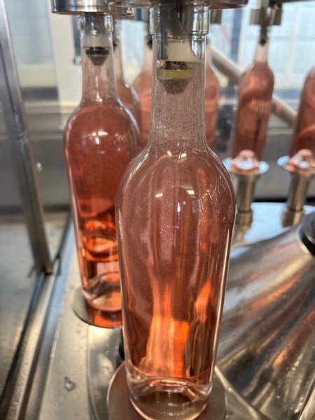 Good Harbor Vineyards Rosé Wine Bottling
